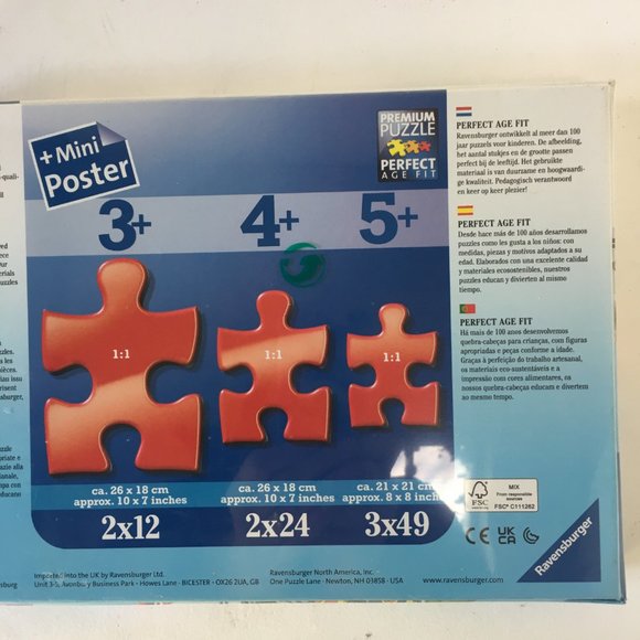 Ravensburger Premium Puzzle Diggers at Work 2 x 24 Age 4+ Sealed New 07 802 8 - Picture 11 of 12